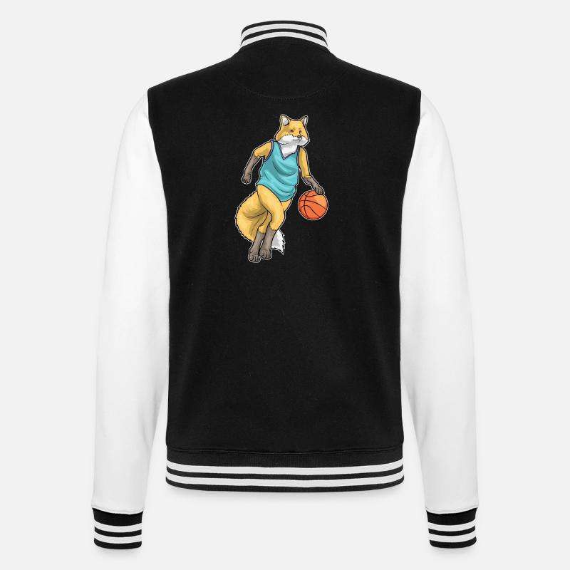 Fox Basketteur Basketteur - Veste Teddy - noir/blanc