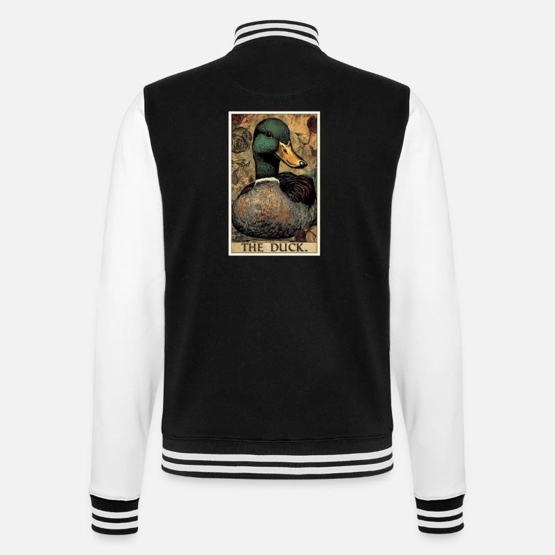 Ducks Duck - College Sweat Jacket - black/white
