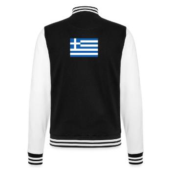 Griechenland - College-Sweatjacke - Schwarz/Weiß - Hinten - Marisol (170cm)