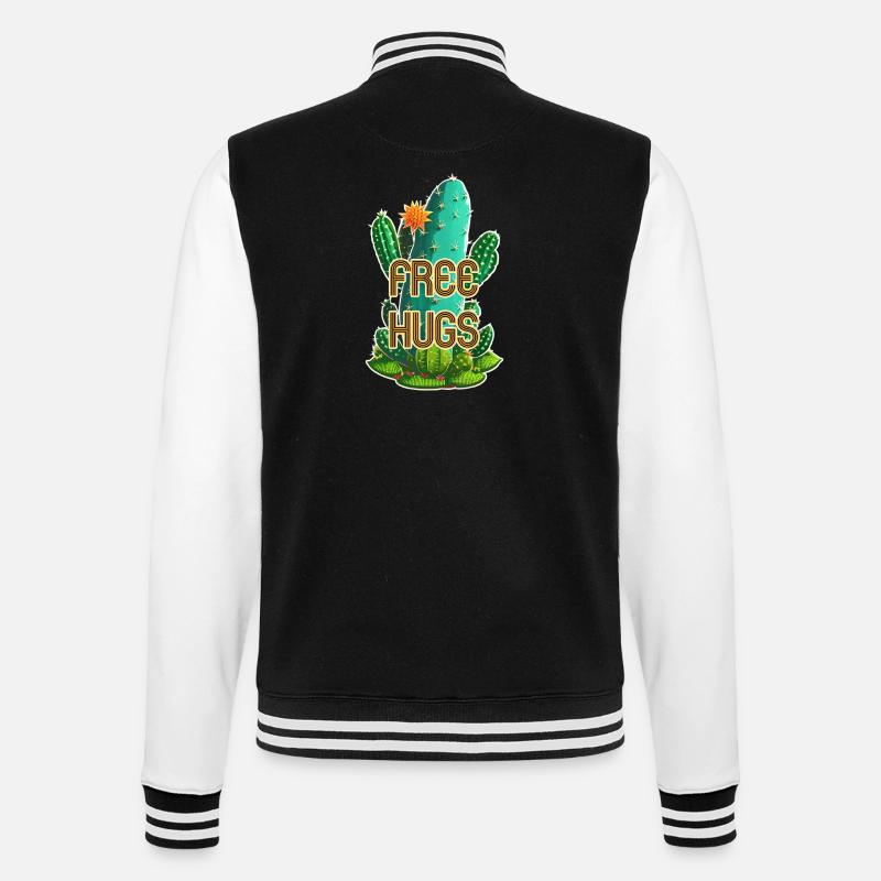 Câlins gratuits - Câlins pour Umme - Cactus - Veste Teddy - noir/blanc