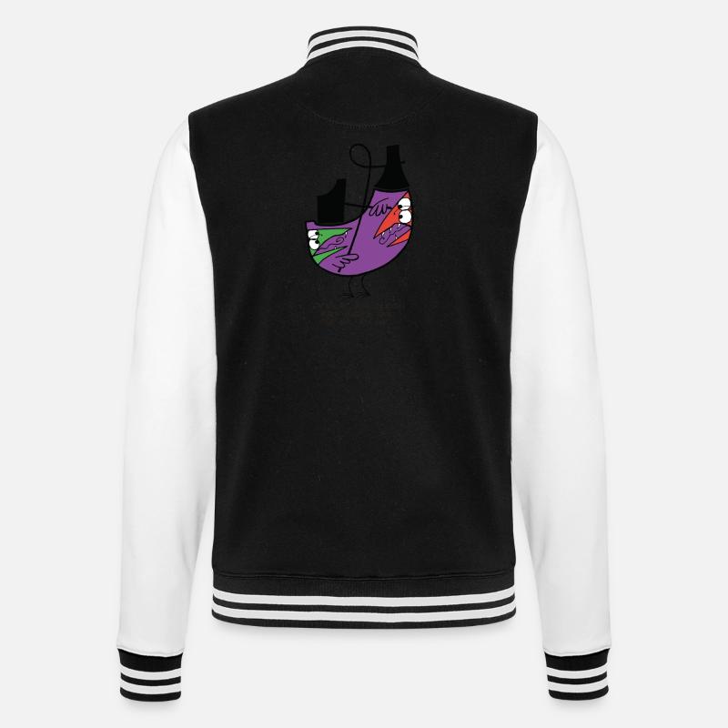 Battu par soi même - Veste Teddy - noir/blanc