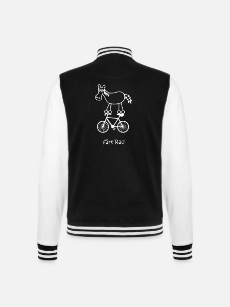 vélo, vélo, vélo - Veste Teddy - noir/blanc