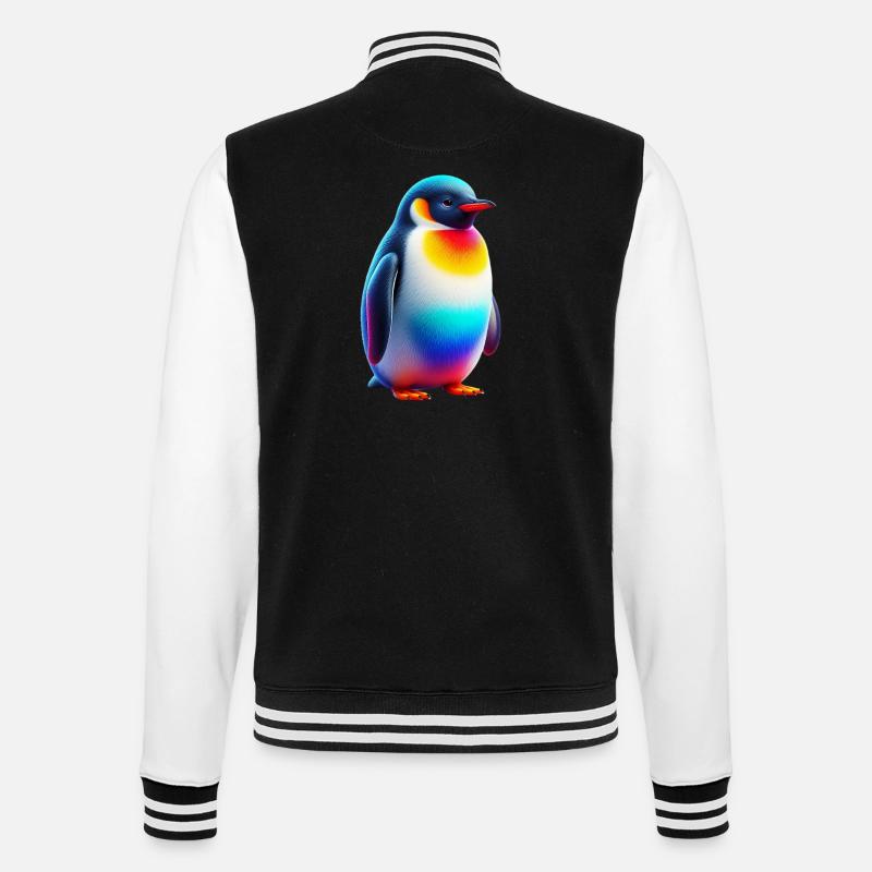 Pingouin - Veste Teddy - noir/blanc