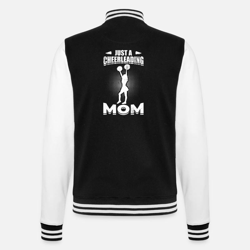 Nur eine Cheerleader Mutter - College-Sweatjacke - Schwarz/Weiß