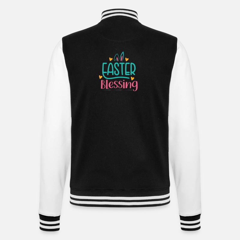 Happy Easter Easter Blessing - College Sweat Jacket - black/white
