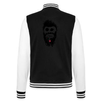 hipster_01 - College-Sweatjacke - Schwarz/Weiß - Hinten - Marisol (170cm)