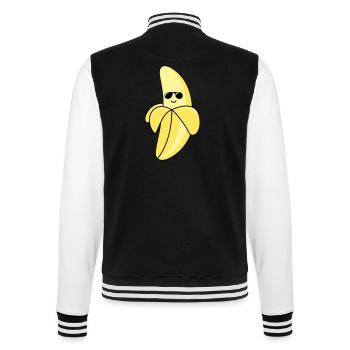 cool banana 01 - College-Sweatjacke - Schwarz/Weiß - Hinten - Marisol (170cm)
