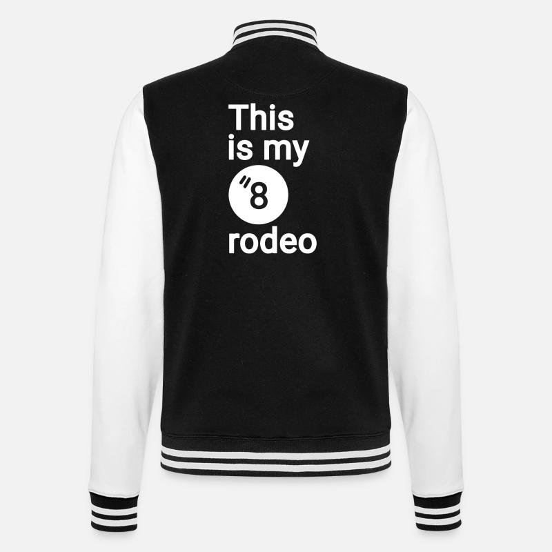 C’est mon huitième rodéo - Veste Teddy - noir/blanc