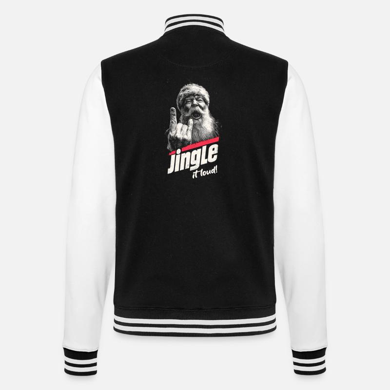 Faites-le vibrer fort - Veste Teddy - noir/blanc