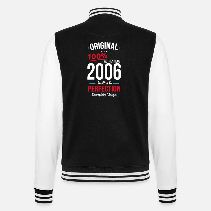 2006 – Original – Unique copy - College Sweat Jacket - black/white