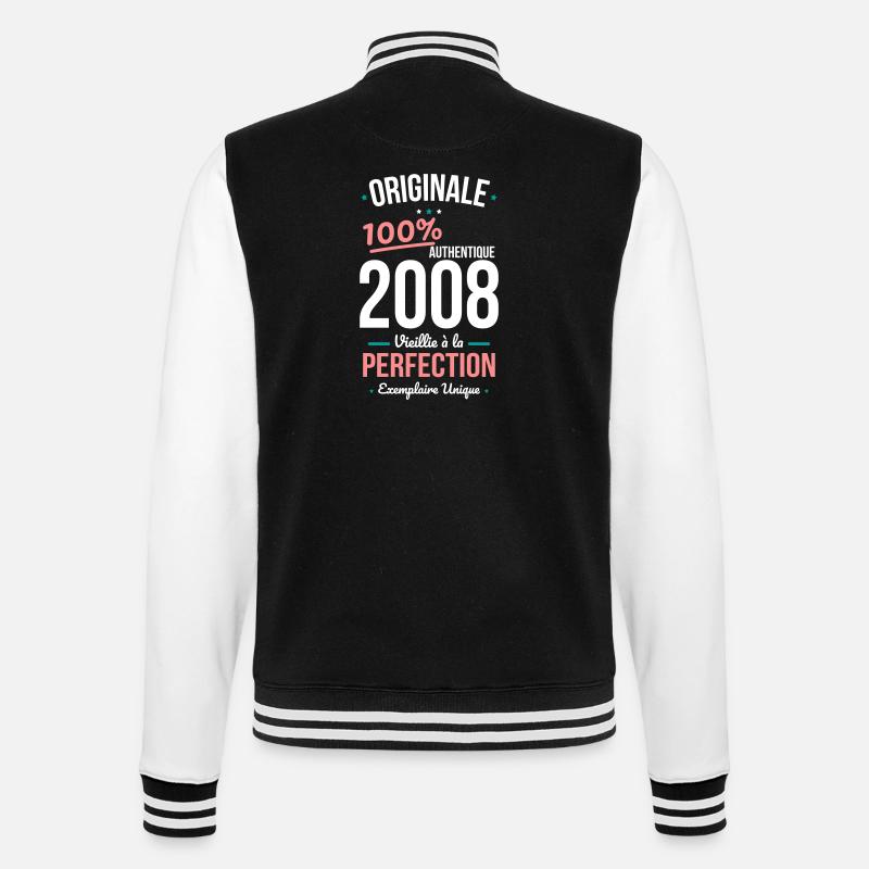 2008 – Original – Unique copy - College Sweat Jacket - black/white