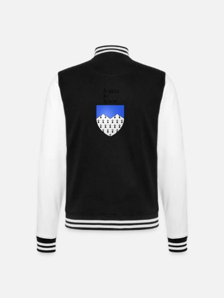 Aodou ein Arvor / Küste der Rüstung - College-Sweatjacke - Schwarz/Weiß