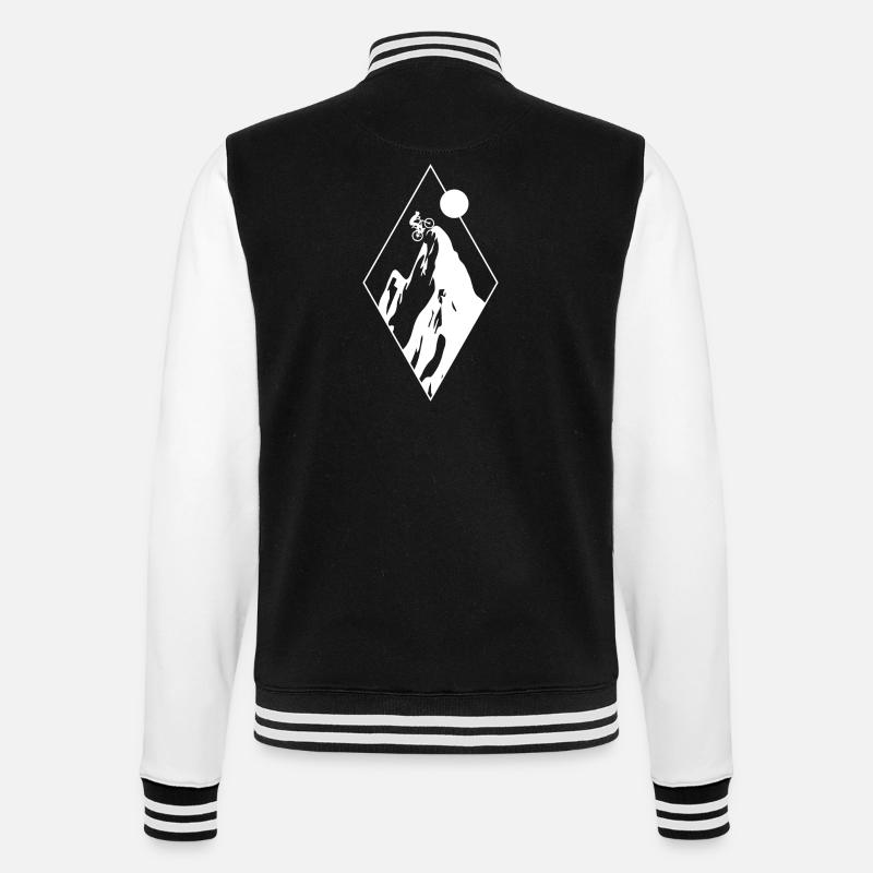VTT, vélos, cyclisme - Veste Teddy - noir/blanc