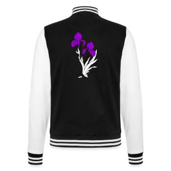 Lily - College Sweat Jacket - black/white - Back - Marisol (170cm)