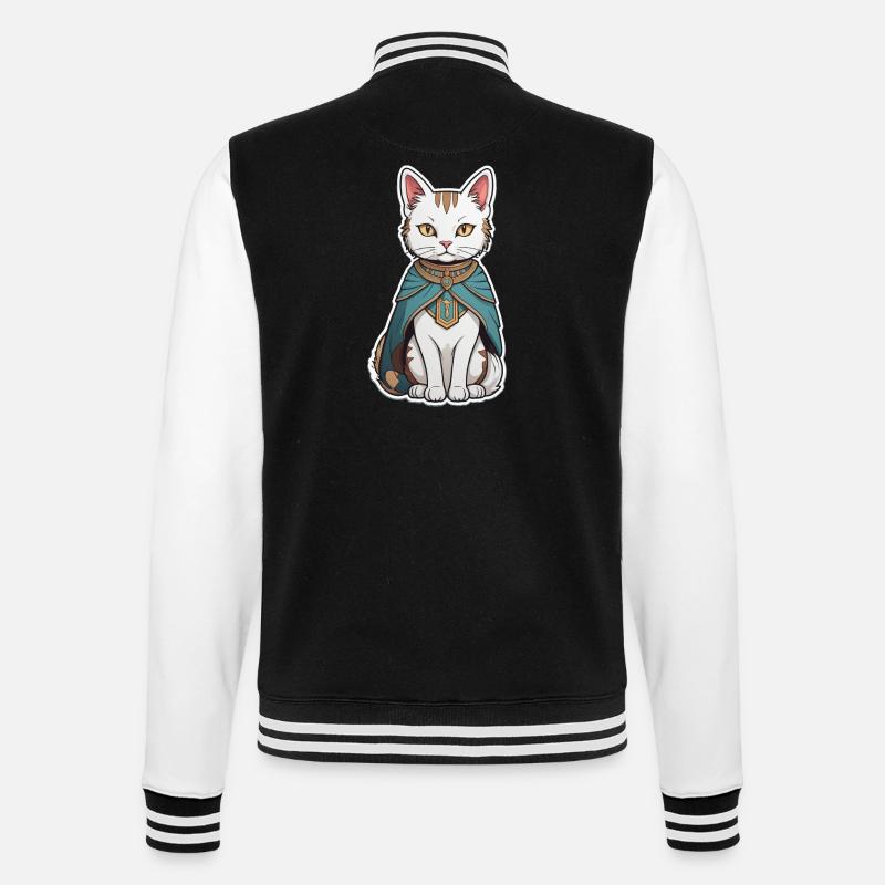Sorcier du chat - Veste Teddy - noir/blanc