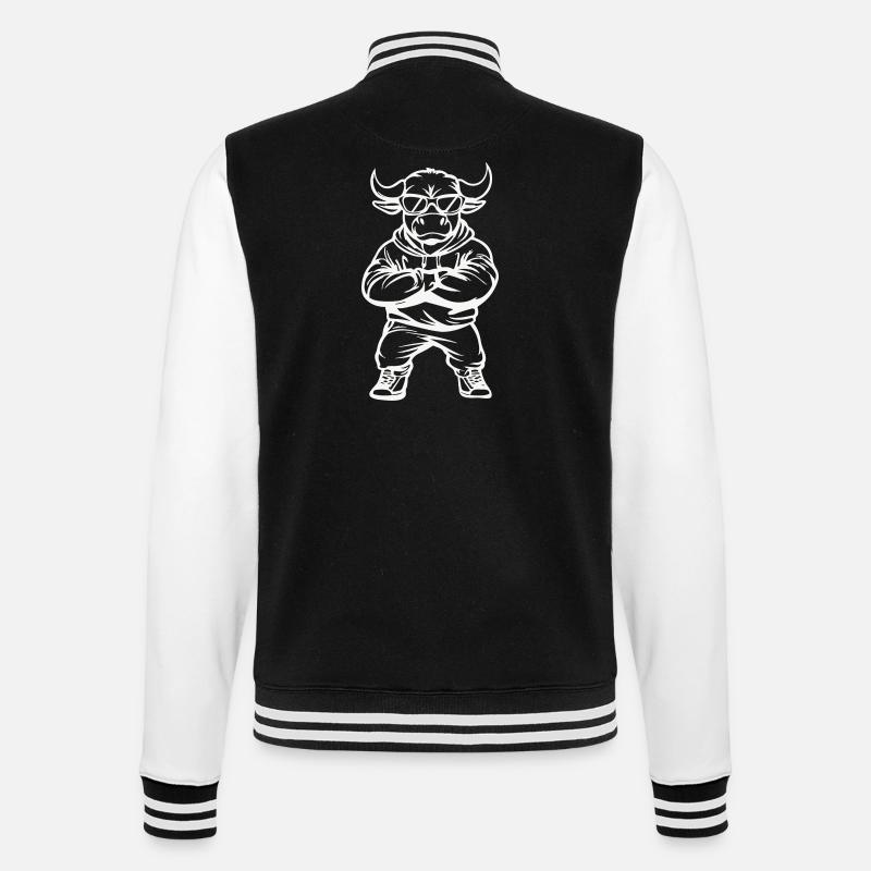 Taurus Comic Cool - College Sweat Jacket - black/white