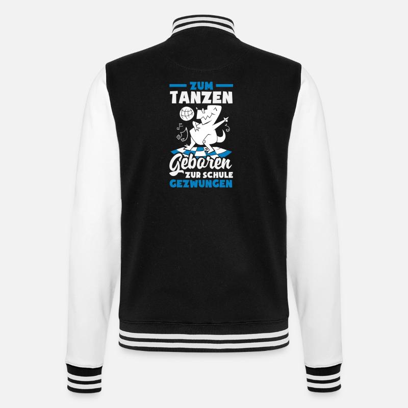 Tanzen - College-Sweatjacke - Schwarz/Weiß