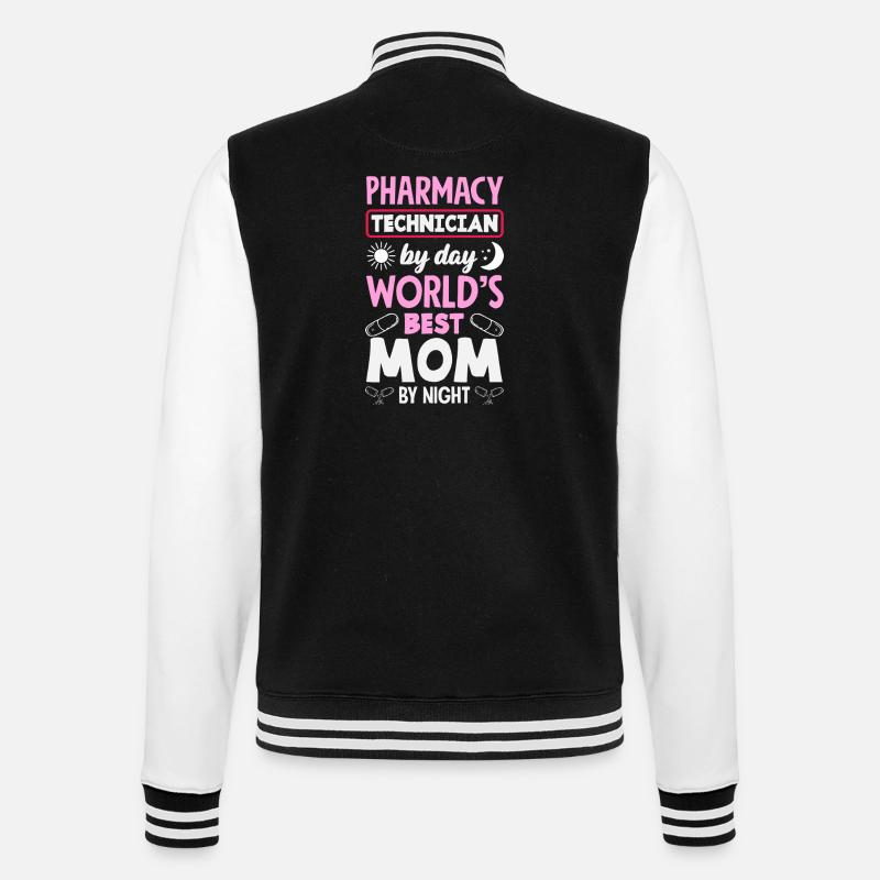 Apotheker Pharmazeutisch-technischer - College-Sweatjacke - Schwarz/Weiß