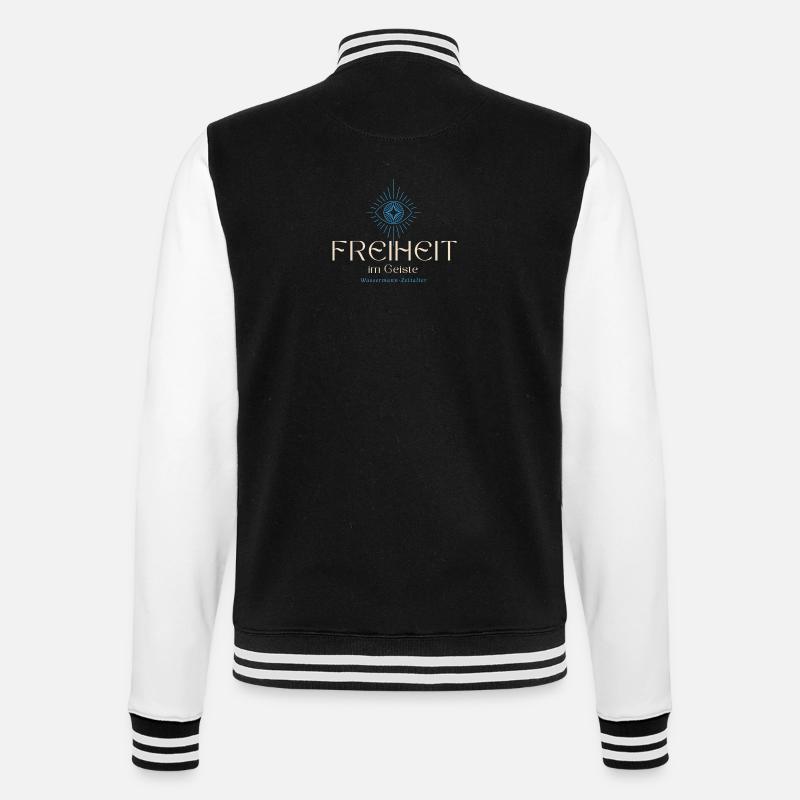 La liberté dans l’ - Veste Teddy - noir/blanc