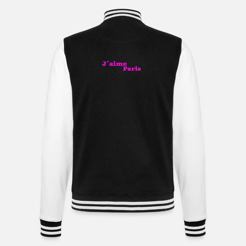 J ́aime Paris - Veste Teddy - noir/blanc
