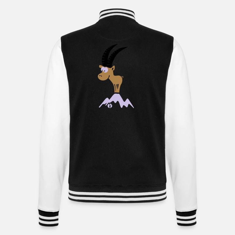 Capricorn - Capricorn (c) - College Sweat Jacket - black/white