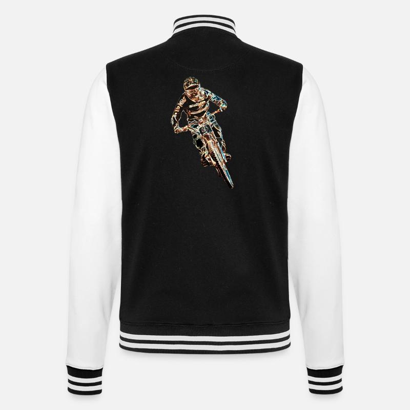 vtt descente - Veste Teddy - noir/blanc