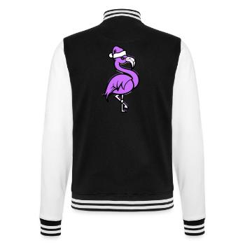 Flamingo Comique Noël - Veste Teddy - noir/blanc - Dos - Marisol (170cm)