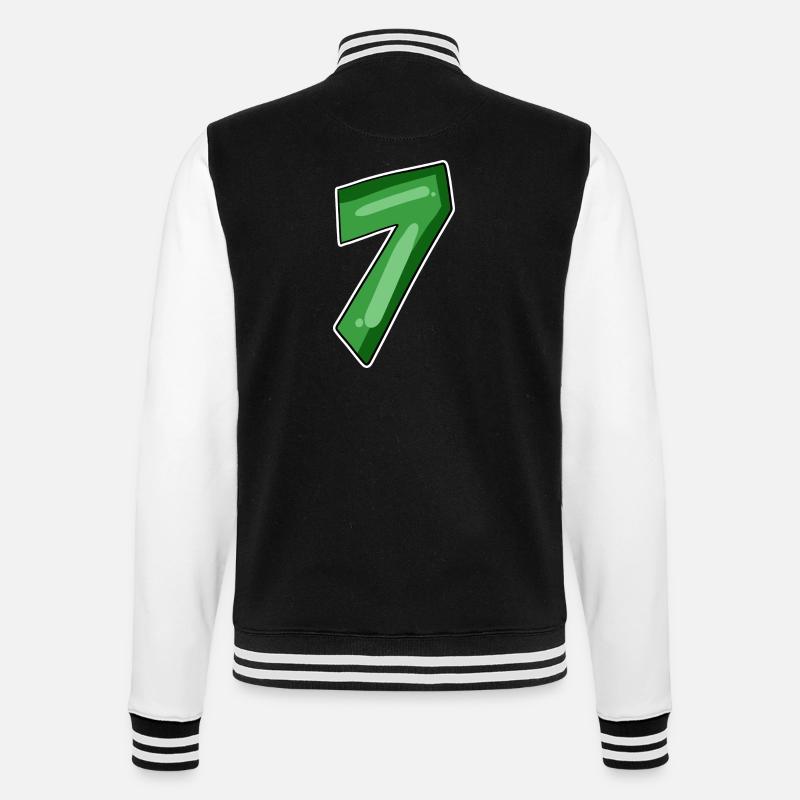 Numéro 7 Numéro - Veste Teddy - noir/blanc