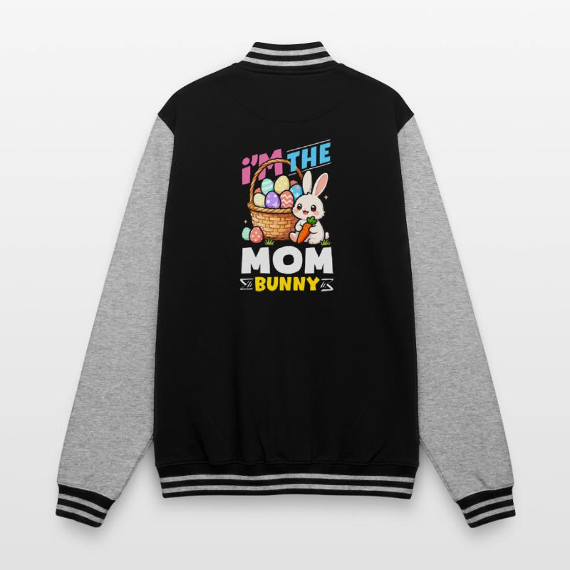 Happy Easter Sweet Easter Bunny Egg Hunt Easter Eggs College Sweat Jacket