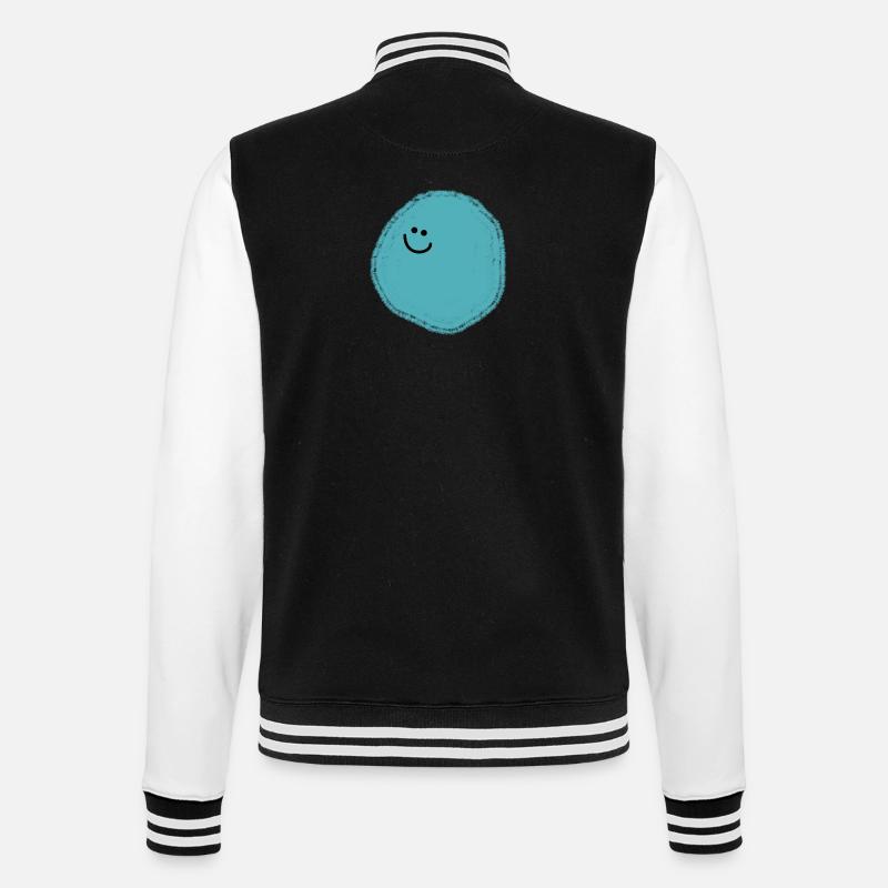 Tiego (Boule bleu) - Veste Teddy - noir/blanc