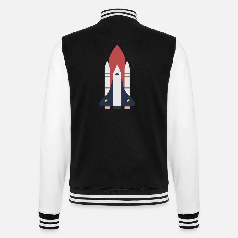 idée cadeau Rocket Space - Veste Teddy - noir/blanc