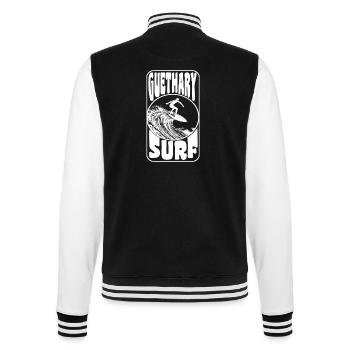 GUETARY - College-Sweatjacke - Schwarz/Weiß - Hinten - Marisol (170cm)