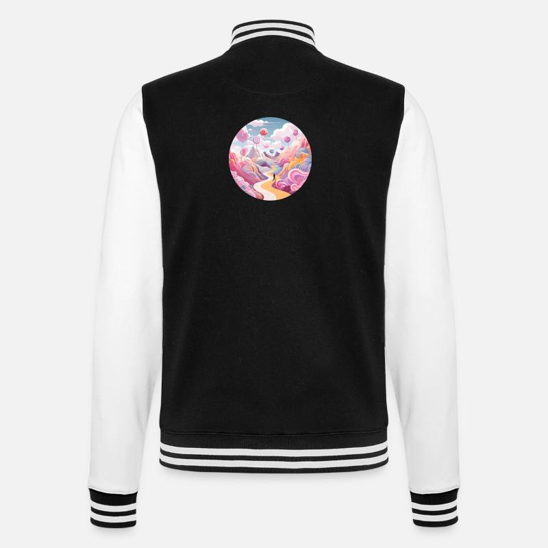 Magical Adventures: Whimsical Wanderer - Veste Teddy - noir/blanc
