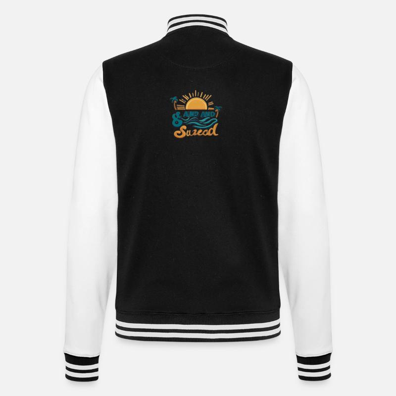 Soleil, plage et mer - Veste Teddy - noir/blanc
