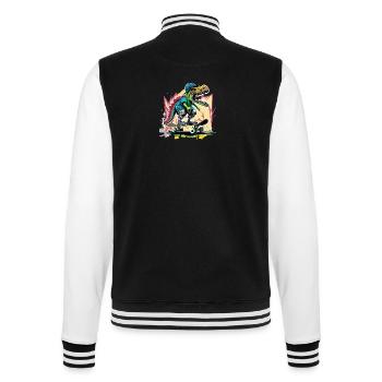 IMG 1482 - Veste Teddy - noir/blanc - Dos - Marisol (170cm)