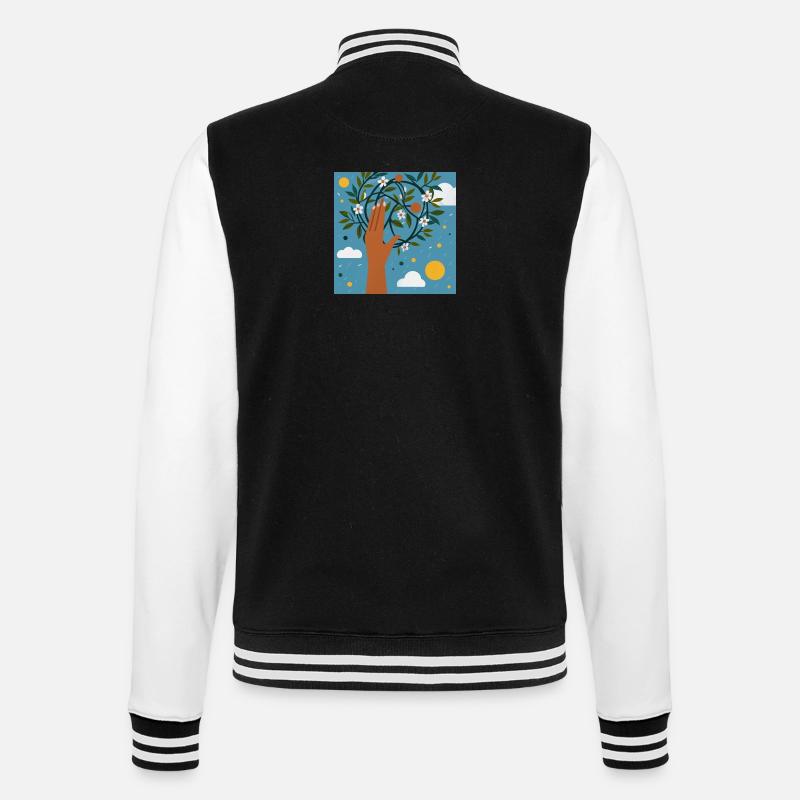 Monde durable - Veste Teddy - noir/blanc