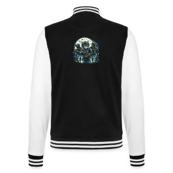 Ronronnements spéciaux - Veste Teddy - noir/blanc - Dos - Marisol (170cm)