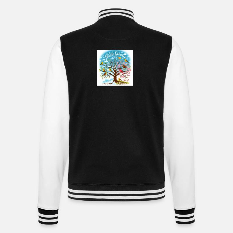hello spring - Veste Teddy - noir/blanc