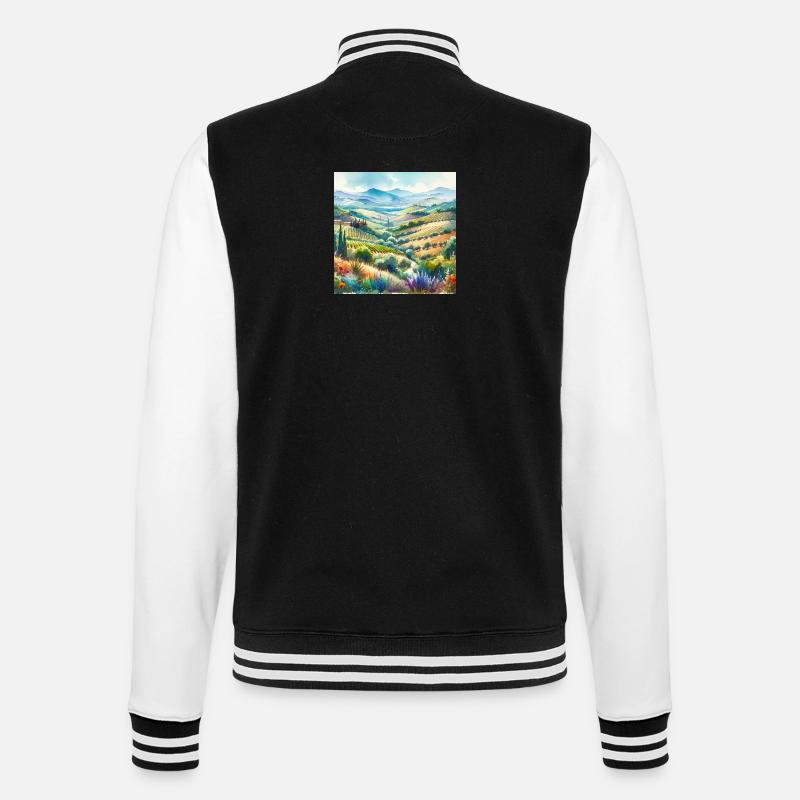 group1 3 - College-Sweatjacke - Schwarz/Weiß