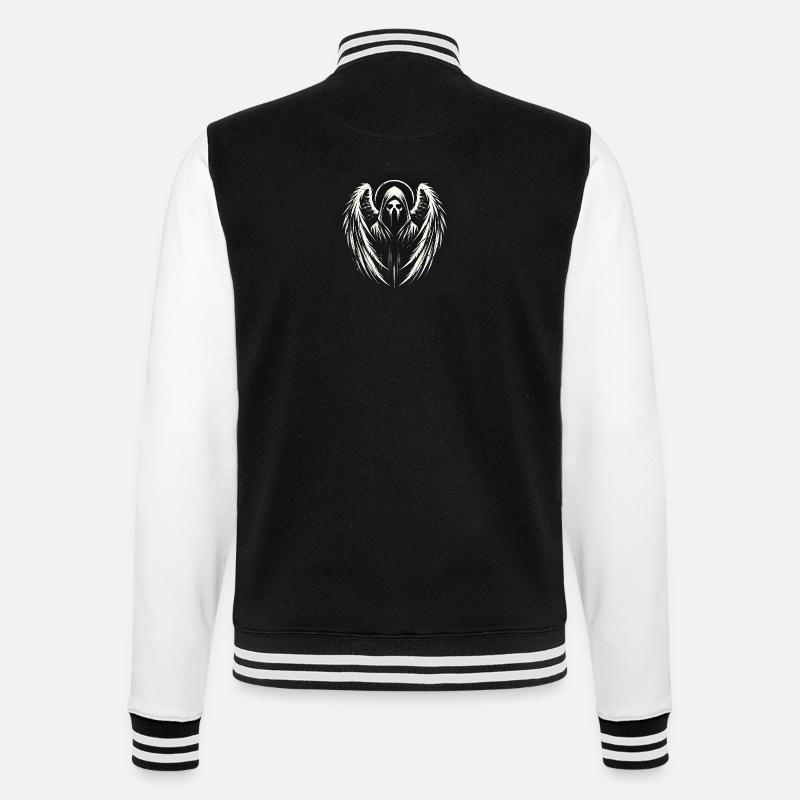 8642E233 A58A 4007 8A79 E8ED15CF27FA - College-Sweatjacke - Schwarz/Weiß