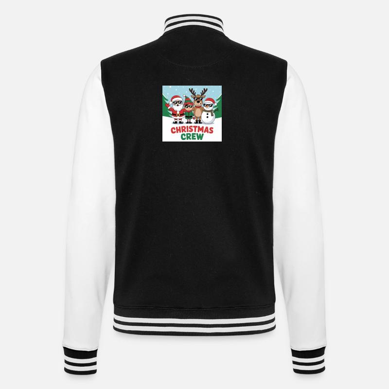 ÉQUIPAGE DE NOËL - Veste Teddy - noir/blanc