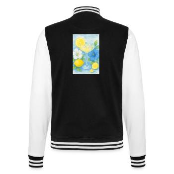 Summer holiday Cocktail - College-Sweatjacke - Schwarz/Weiß - Hinten - Marisol (170cm)