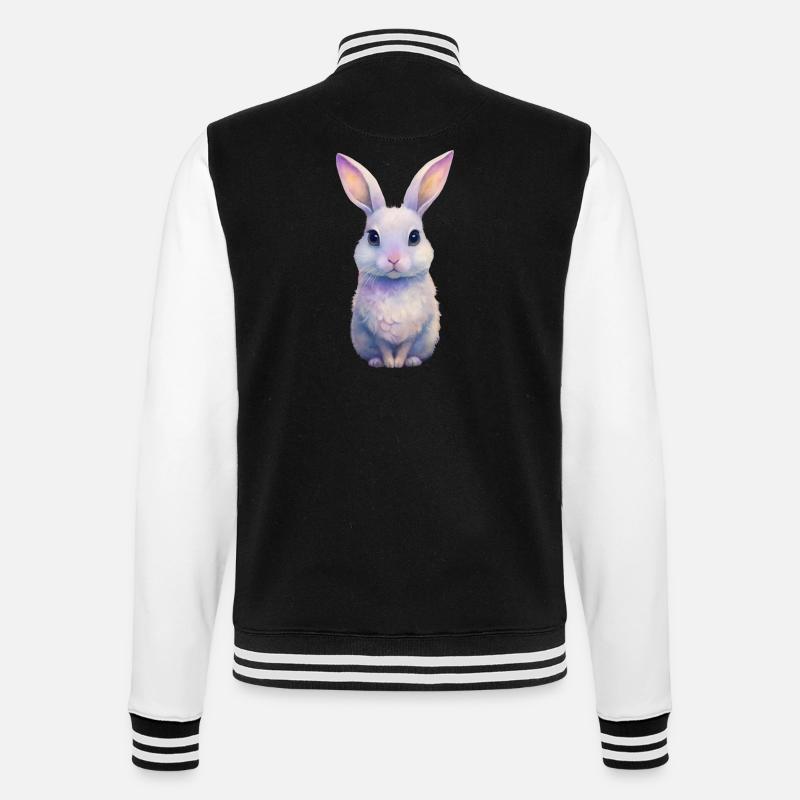 Mignonlapinrabbit - Veste Teddy - noir/blanc