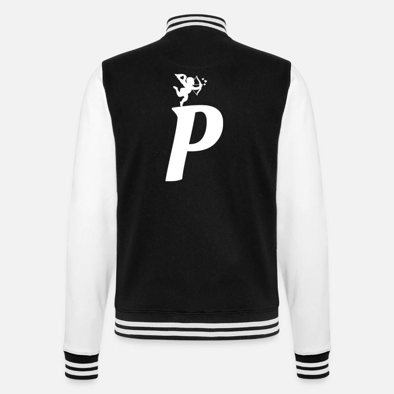 P - Veste Teddy - noir/blanc