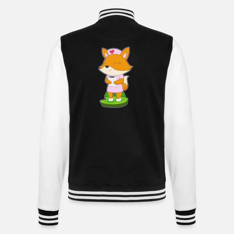 Bloc-notes de l’infirmière Fox - Veste Teddy - noir/blanc