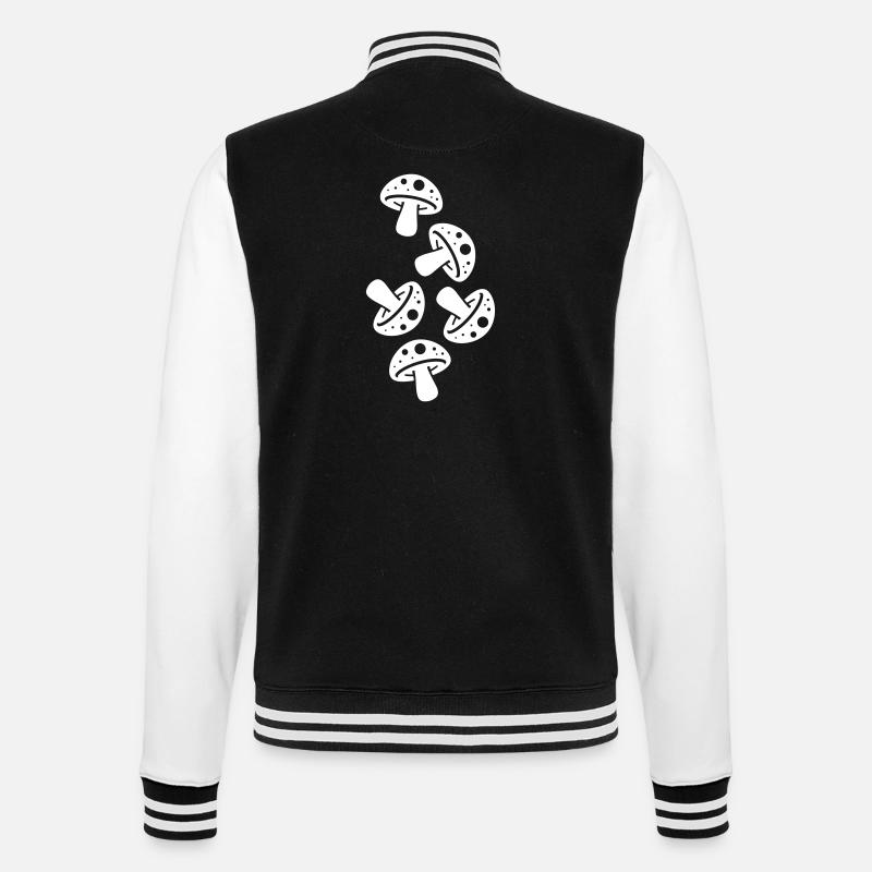 Champignons Champignon Crapaud - Veste Teddy - noir/blanc