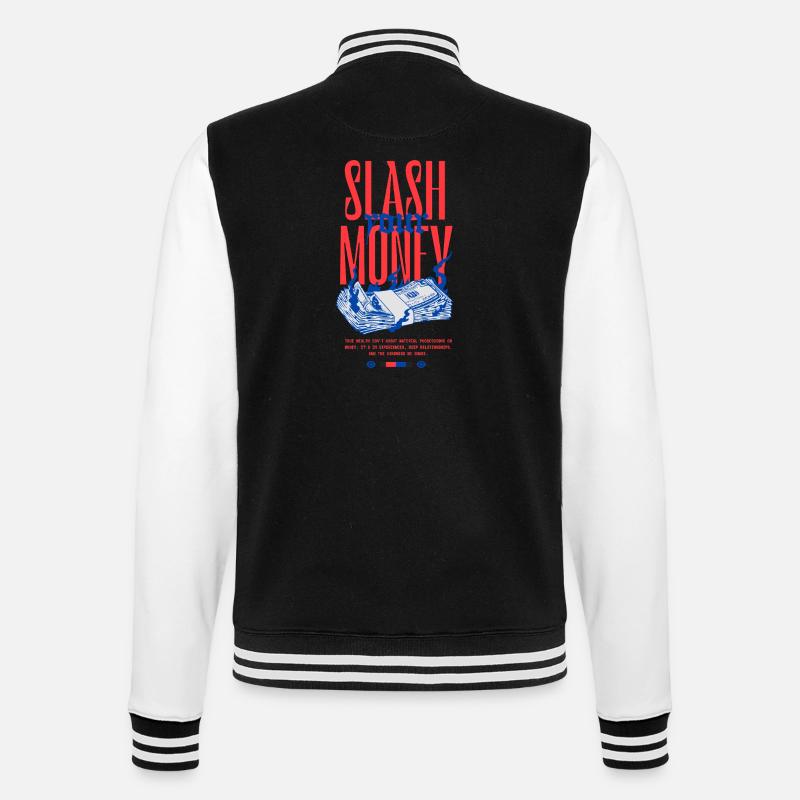 Éclaboussures d’Argent - Veste Teddy - noir/blanc