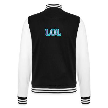 LOL - College-Sweatjacke - Schwarz/Weiß - Hinten - Marisol (170cm)