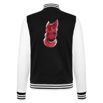 Lupifowl Kirsch Edition - College-Sweatjacke - Schwarz/Weiß - Hinten - Marisol (170cm)