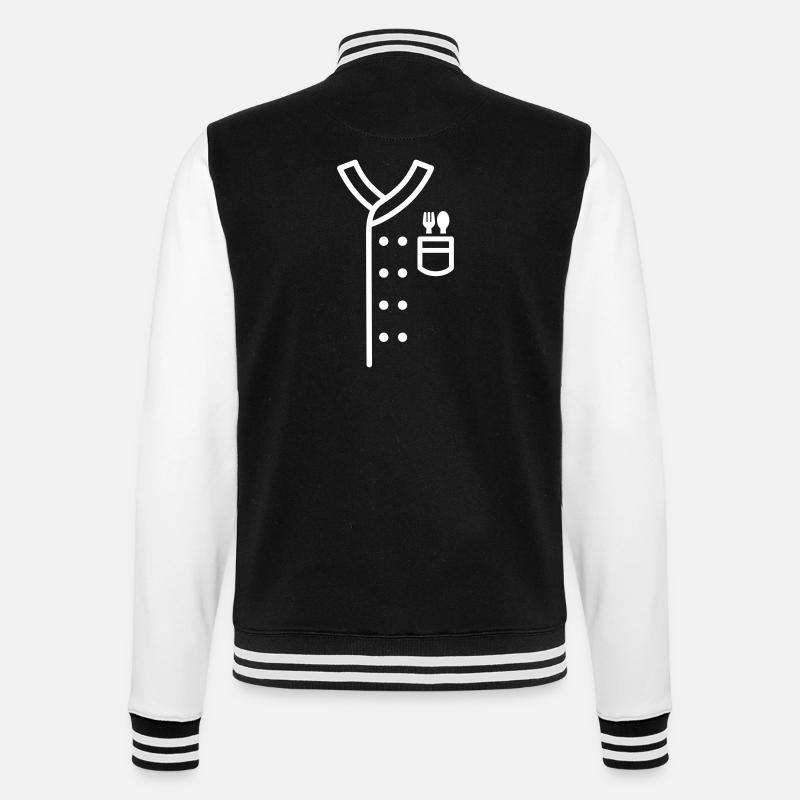 Chef chef chef costume cadeau - Veste Teddy - noir/blanc
